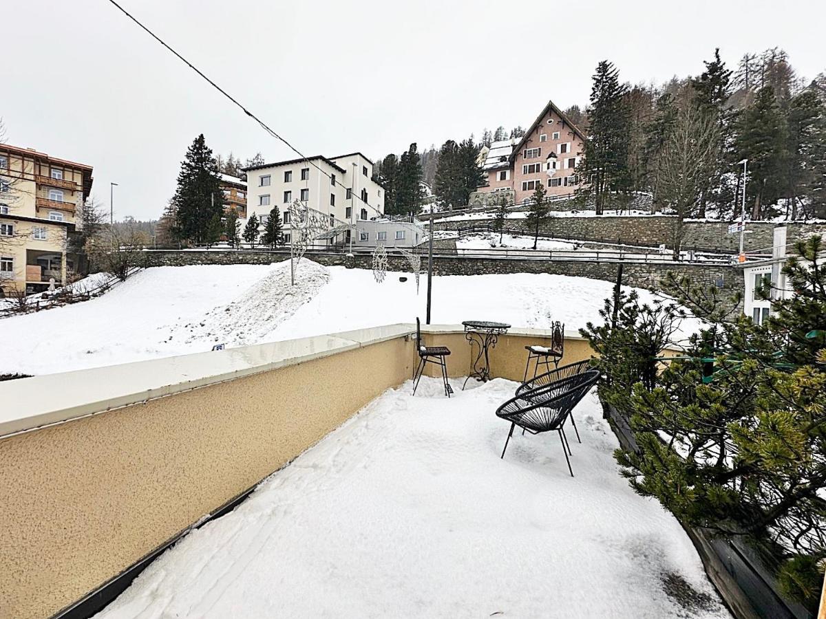 Apartamento Kleines Juwel, Zentral, Mit Garage Und Pool - Cb102 St Moritz Exterior foto